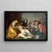 Lamentazione sulla morte di Cristo - Antoine van Dyck — quadro incorniciato alla parete