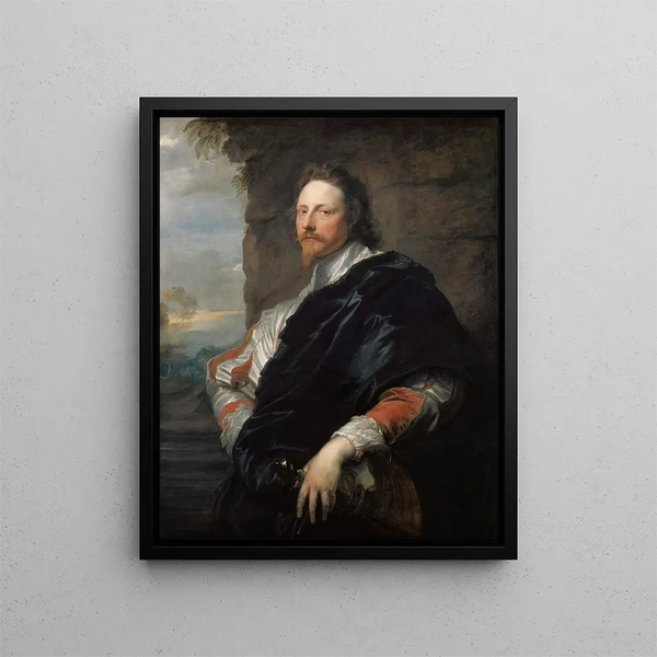 Nicolas Lanier - Antoine van Dyck — quadro incorniciato alla parete