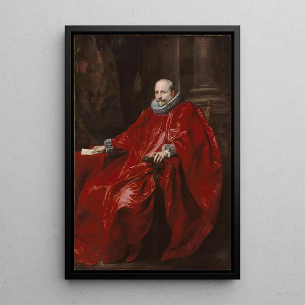 Ritratto di Agostino Pallavicini - Antoine van Dyck — quadro incorniciato alla parete