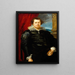 Ritratto di Jaspar di Charles van Nieuwenhoven - Antoine van Dyck — quadro incorniciato alla parete