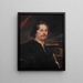 Ritratto di Pieter Soutman - Antoine van Dyck — quadro incorniciato alla parete