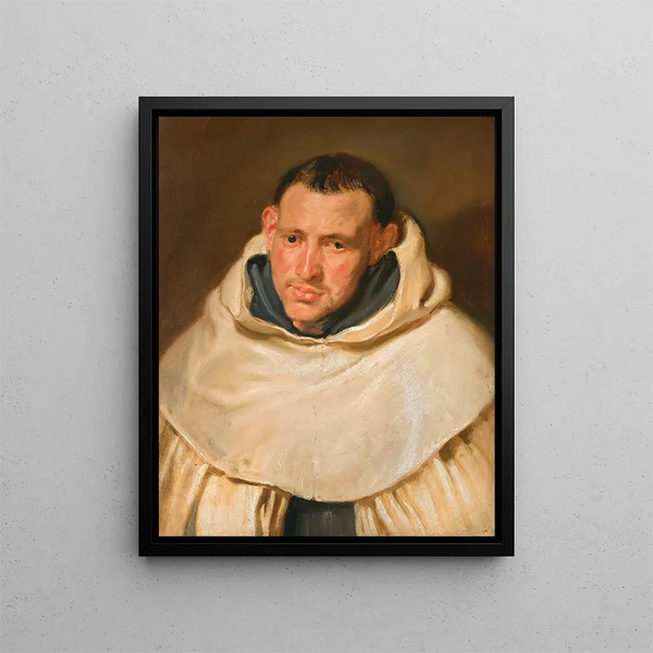 Ritratto di un monaco carmelitano - Antoine van Dyck — quadro incorniciato alla parete