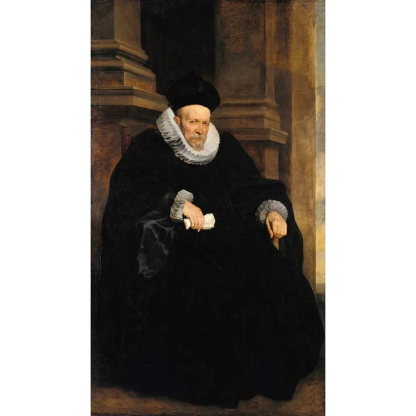 Ritratto di un gentiluomo genovese - Antoine van Dyck — quadro incorniciato alla parete