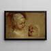 La principessa Élisabeth e la principessa Anna, figlie di Carlo I - Antoine van Dyck — quadro incorniciato alla parete