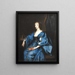 La regina Henrietta Maria d'Inghilterra - Antoine van Dyck — quadro incorniciato alla parete