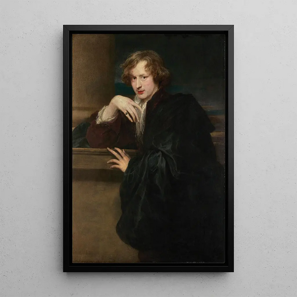 Autoritratto ca - Antoine van Dyck — quadro incorniciato alla parete