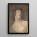 Studio di un giovane uomo che guarda verso l'alto San Sebastiano - Antoine van Dyck — quadro incorniciato alla parete
