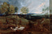 Paesaggio al tramonto con un pastore e il suo gregge - Antoine van Dyck — vista dell’opera