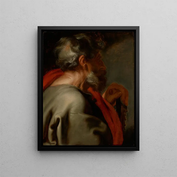 L'apôtre Simon - Antoine van Dyck — quadro incorniciato alla parete
