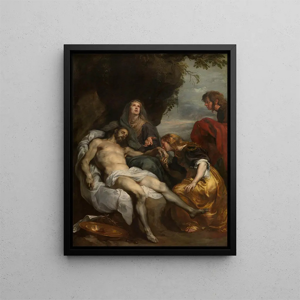La Lamentation sur le Christ mort - Antoine van Dyck — quadro incorniciato alla parete
