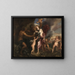 Thétis riceve la nuova armatura di Achille nell'officina di Vulcano - Antoine van Dyck — quadro incorniciato alla parete