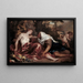 Vertumne e Pomone - Antoine van Dyck — quadro incorniciato alla parete