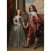Guillaume II principe d'Orange e la sua fidanzata Marie Stuart - Antoine van Dyck — vista dell’opera