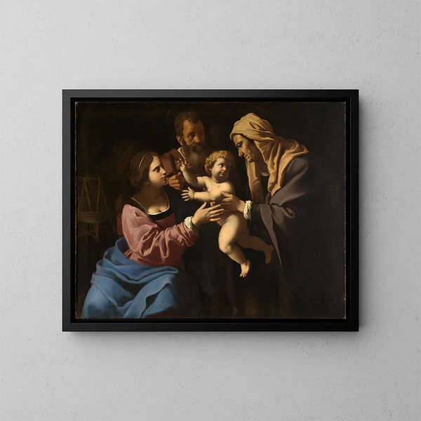 Santa Famiglia - Antiveduto Gramatica — quadro incorniciato alla parete