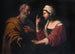 Il Rinnegamento di San Pietro - Antiveduto Gramatica — vista dell’opera