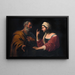 Il Rinnegamento di San Pietro - Antiveduto Gramatica — quadro incorniciato alla parete