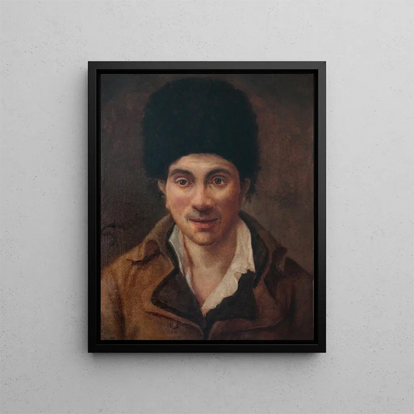 Ritratto presumibile del calzolaio Simon - Antoine-Jean Gros — quadro incorniciato alla parete