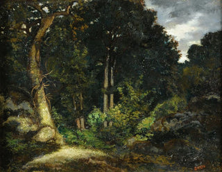 AntoineLouis Barye - View Of Fontainebleau Forest.webp