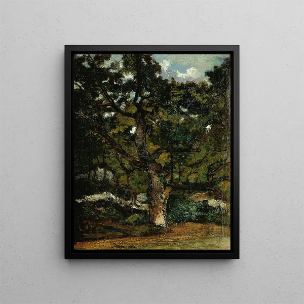AntoineLouis Barye - View Of The Fontainebleau Forest.webp