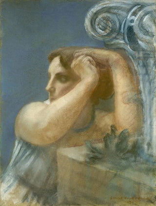 Antoine Bourdelle - Tte de femme au chapiteau.webp