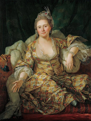 Antoine De Favray - Portrait of the Countess of Vergennes in Turkish Attire.webp