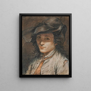 Antoine Lebel - Portrait dhomme au chapeau.webp