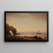Étretat la porta d'Aval - Antoine Morel-Fatio — quadro incorniciato alla parete