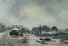 Vista dell'isola Louviers, effetto neve - Antoine Perrot — vista dell’opera