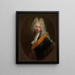 Friedrich Wilhelm Kettler 1692-1711 Ritratto di un uomo con parrucca e decorato con l'Ordine dell'Aquila Nera - Antoine Pesne — quadro incorniciato alla parete