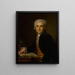 Ritratto del Dottor Jean-Louis Baudelocque - Antoine Vestier — quadro incorniciato alla parete
