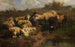 Piccola pastorella con pecore - Anton Braith — vista dell’opera