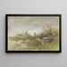 Repos sur le champ - Anton Burger — quadro incorniciato alla parete