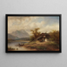 Giorno di Lavaggio al Lago di Alta Baviera - Anton Doll — quadro incorniciato alla parete