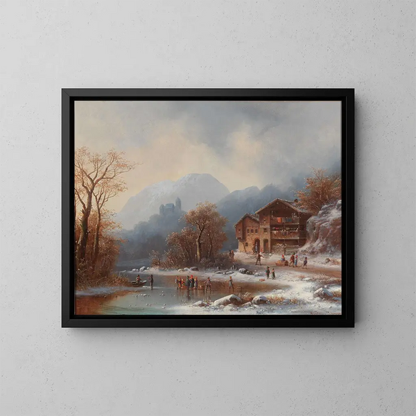 Plaisirs d'hiver - Anton Doll — quadro incorniciato alla parete