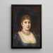 Riproduzione del dipinto Dame in abito blu con cappello - Anton Ebert
