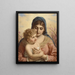 Madonna con Bambino - Anton Ebert — quadro incorniciato alla parete