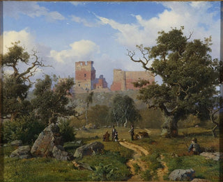 Hammershus - Anton Eduard Kieldrup — vista dell’opera