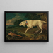 Un chien da caccia con un fagiano - Anton Enzinger — quadro incorniciato alla parete