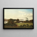 Una fattoria danese - Anton Erik Christian Thorenfeld — quadro incorniciato alla parete