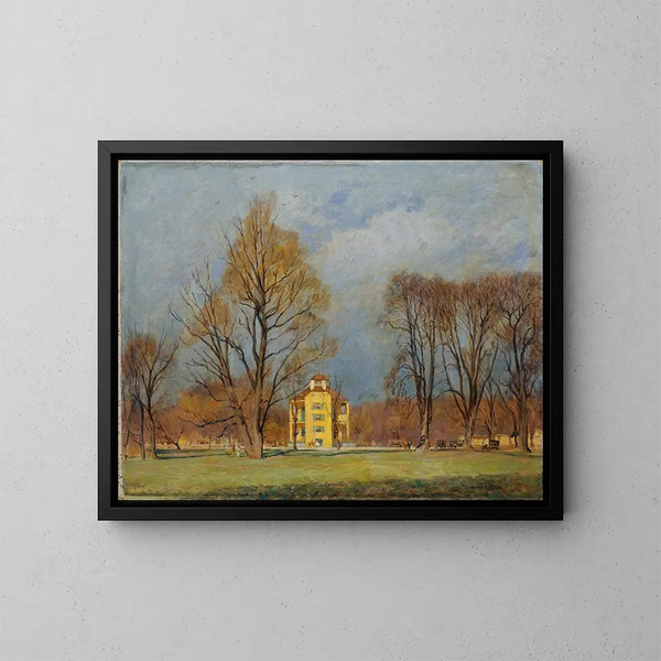 Pavillon della voluttà al Prater - Anton Hans Karlinsky — quadro incorniciato alla parete