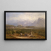 Vista su Salisburgo - Anton Hansch — quadro incorniciato alla parete