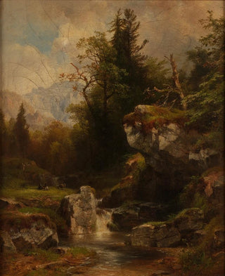 Anton Hansch - Landschaft im Salzkammergut.webp