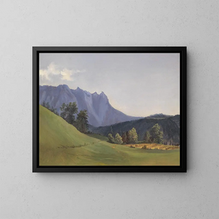 Monti Sengsengebirge - Anton Hansch — quadro incorniciato alla parete