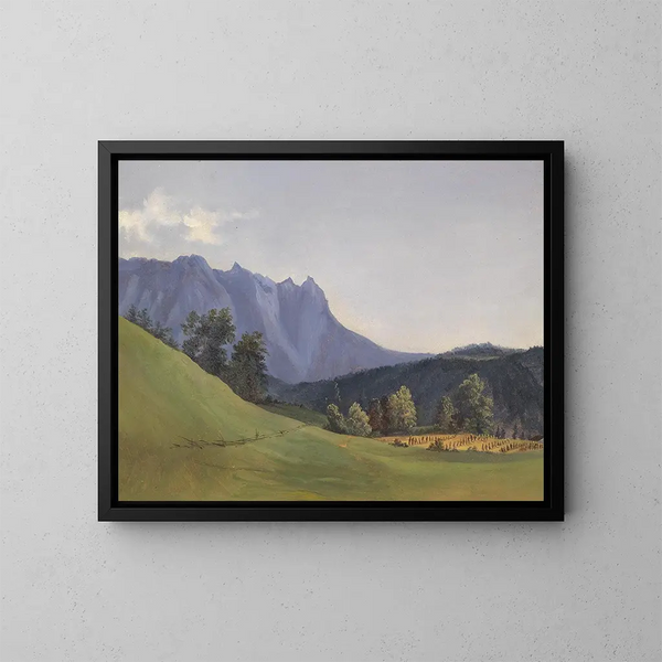 Monti Sengsengebirge - Anton Hansch — quadro incorniciato alla parete