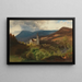 Chiesa di montagna - Anton Hlaváček — quadro incorniciato alla parete