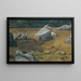 Rochers dans le ruisseau - Anton Josef von Kenner — quadro incorniciato alla parete