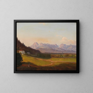 Anton Karinger - Radetzky Villa And The Kamnik Alps In Krain.webp