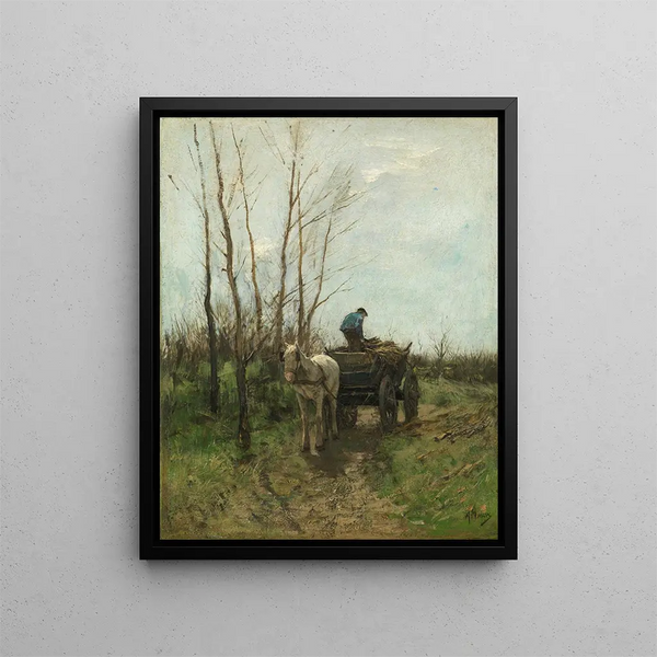 Ramasser du bois - Anton Mauve — quadro incorniciato alla parete