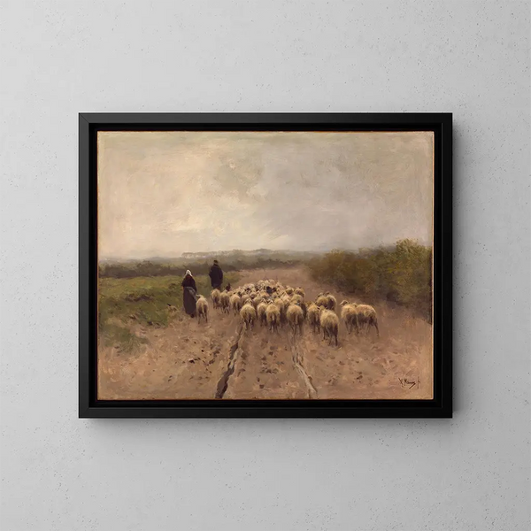 Aller au pâturage - Anton Mauve — quadro incorniciato alla parete