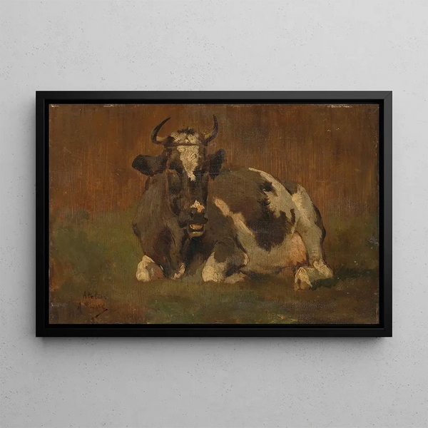 Vache couchée - Anton Mauve — quadro incorniciato alla parete